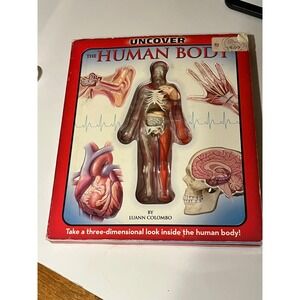 Uncover The Human Body Luann Colombo 3D Model Anatomy Book Silver Dolphin 2010
